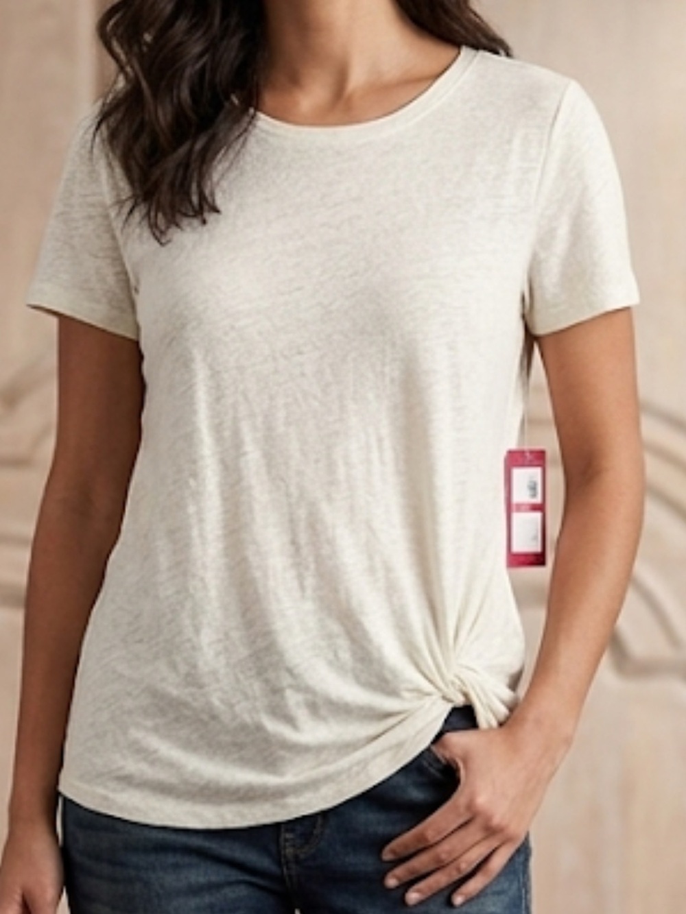 Vince Camuto Tie Front Knit Top